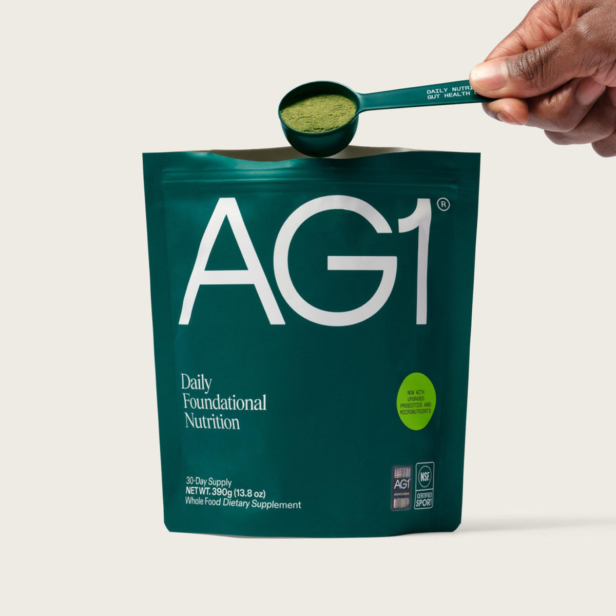AG1 Daily Foundational Nutrition Greens Powder 360g (12.7 oz) – 30 Day Supply